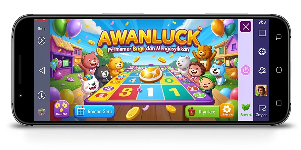 Tampilan gameplay seru AWANLUCK dengan berbagai pilihan Bingo.