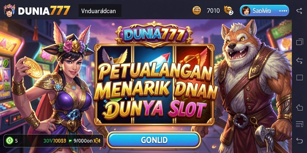 Screenshot gameplay DUNIA777 yang seru dan memikat.