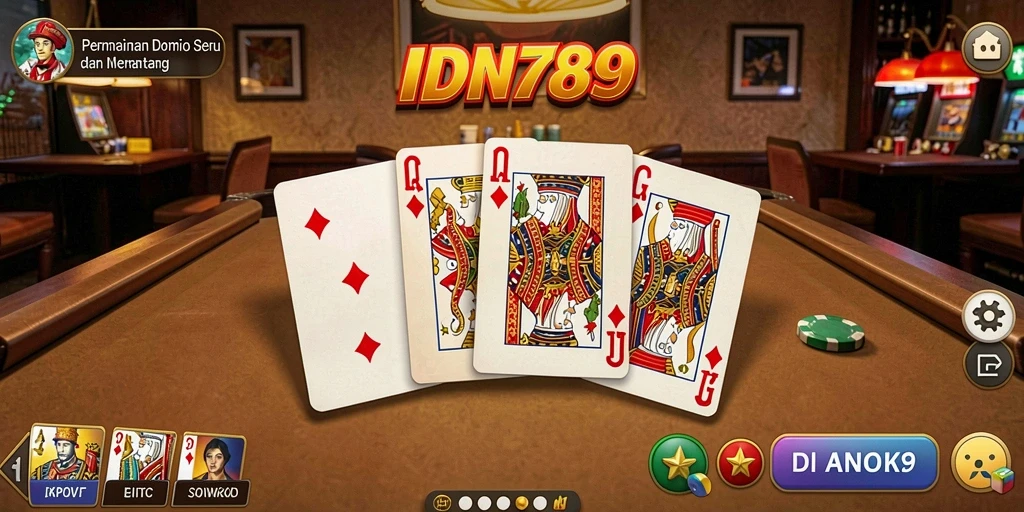Gameplay seru IDN789 dengan domino klasik yang menarik.