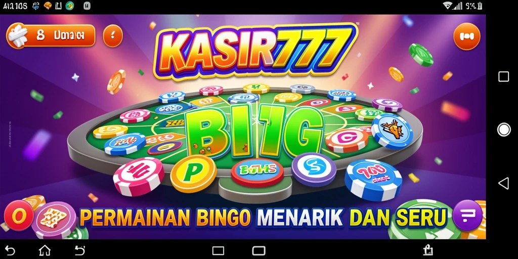 Screenshot gameplay KASIR777 menampilkan keseruan permainan Bingo.