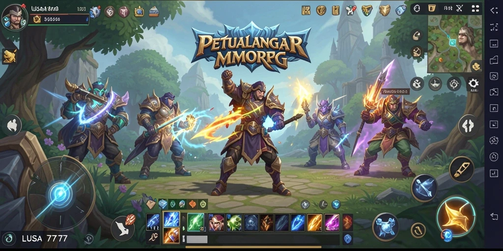 Tampilan gameplay LUSA777 yang mengesankan dan memukau.