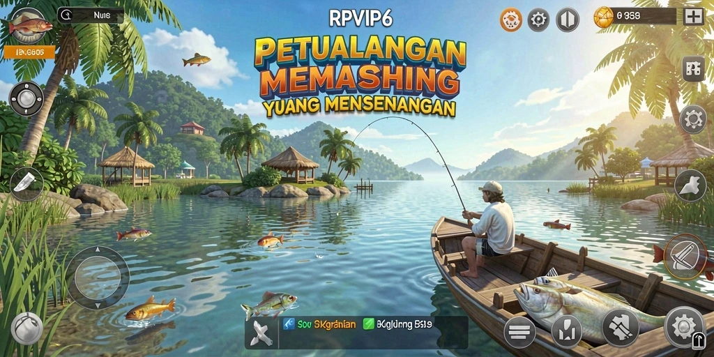 Tangkapan ikan besar dalam permainan yang mendebarkan.