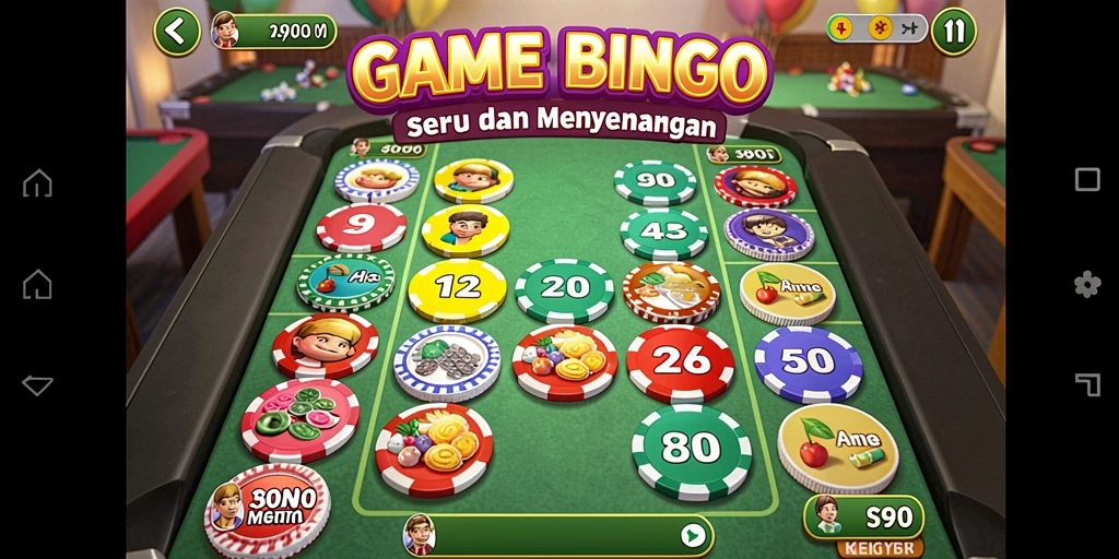 Tampilan gameplay S80 yang seru dan interaktif dalam permainan Bingo.