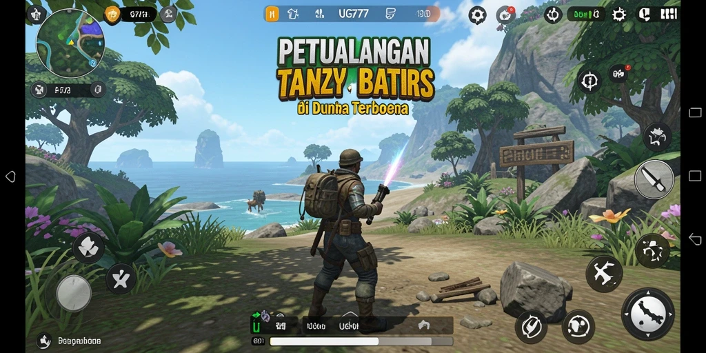Tampilan gameplay UG777 dalam dunia terbuka yang menakjubkan.