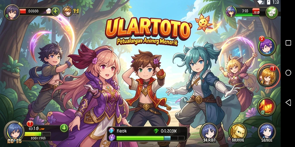 Tampilan gameplay ULARTOTO yang menarik dan penuh aksi.