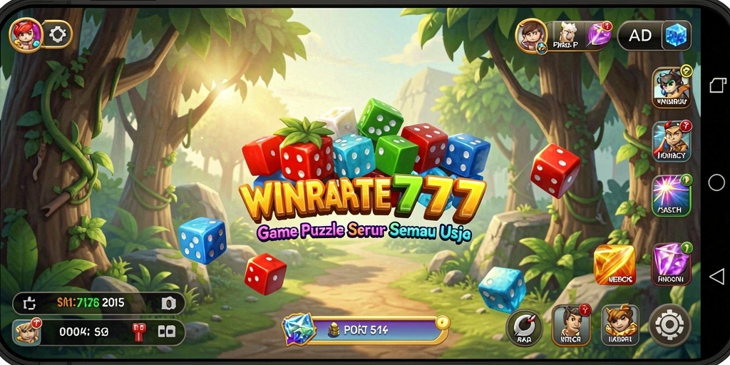 Tampilan gameplay seru dari WINRATE777 dengan berbagai teka-teki menantang.